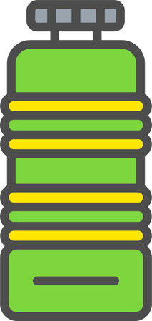 Water Bottle Vector Icon Designのイラスト素材