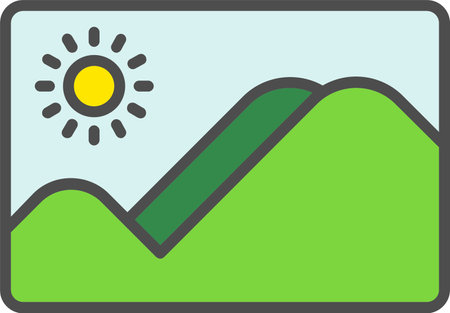 Picture Vector Icon Designのイラスト素材