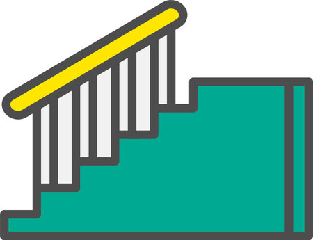 Stairs  Vector Icon Designのイラスト素材