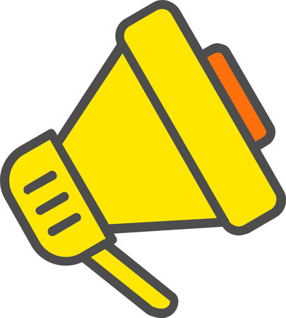 Loudspeaker Vector Line Vector Icon Designのイラスト素材