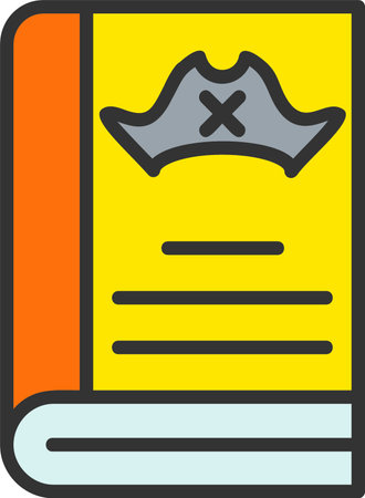 Magic Book Vector Icon Designのイラスト素材