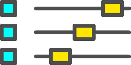 Sliders  Vector Icon Designのイラスト素材