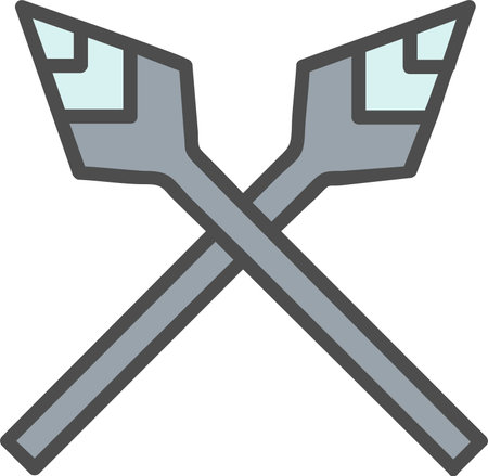 Lance Vector Icon Designのイラスト素材