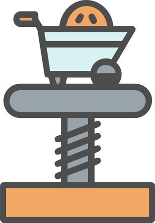 Lifter Vector Icon Designのイラスト素材