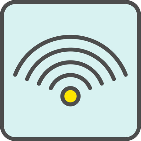 Wifi Vector Icon Designのイラスト素材