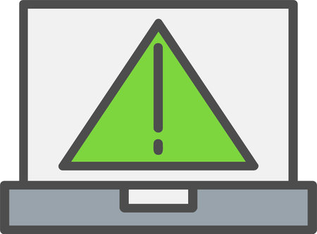Warning Vector Icon Designのイラスト素材