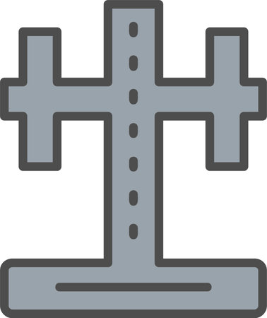 LCD Stand Vector Icon Designのイラスト素材