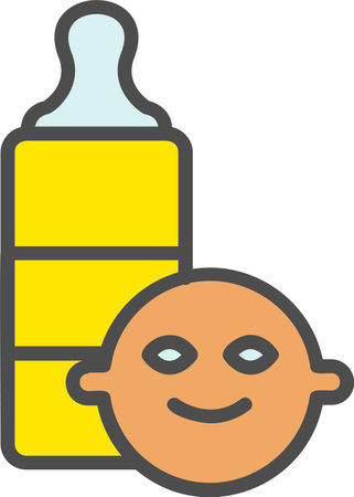 Baby Vector Icon Designのイラスト素材