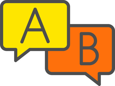 Conversation Vector Icon Designのイラスト素材