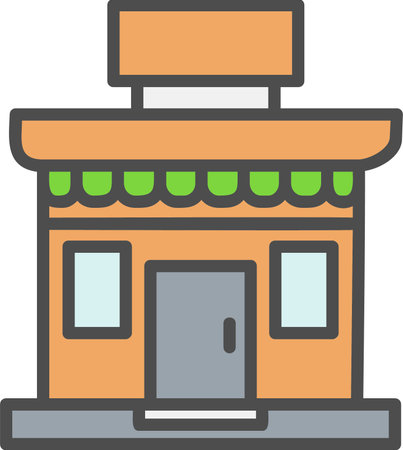 Store Vector Icon Designのイラスト素材