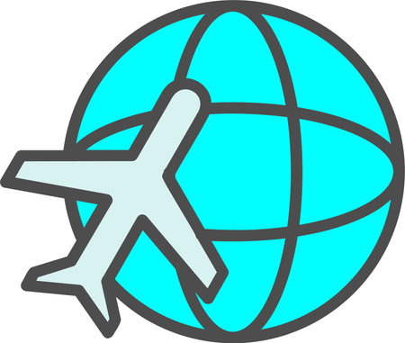 Plane Vector Icon Designのイラスト素材