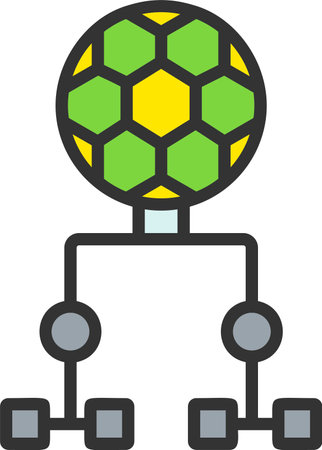 Playoff Vector Icon Designのイラスト素材