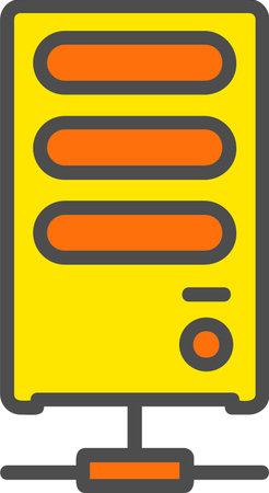 Server Vector Icon Design