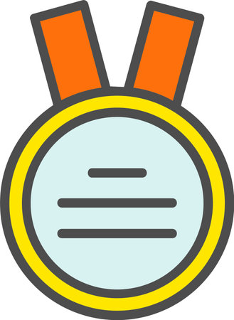 Medal Vector Icon Designのイラスト素材