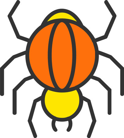 Spider Vector Icon Designのイラスト素材