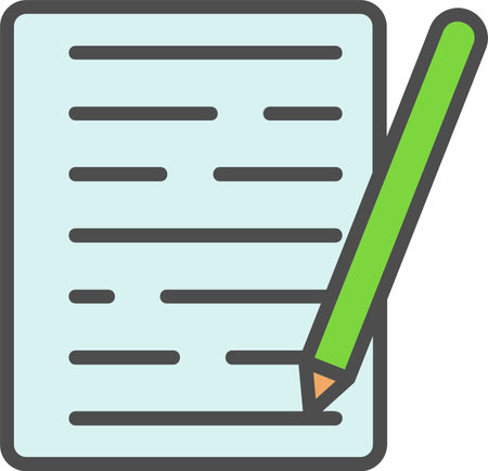 Homework Vector Icon Designのイラスト素材