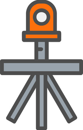 Tripod Vector Icon Designのイラスト素材