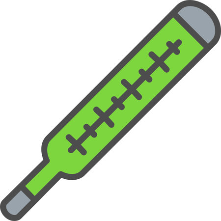 Thermometer Vector Icon Design