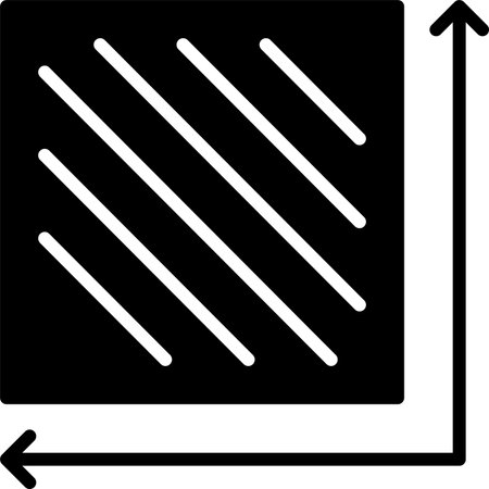 Area Glyph Icon Designのイラスト素材