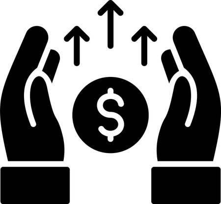 Capital Glyph Icon Designのイラスト素材