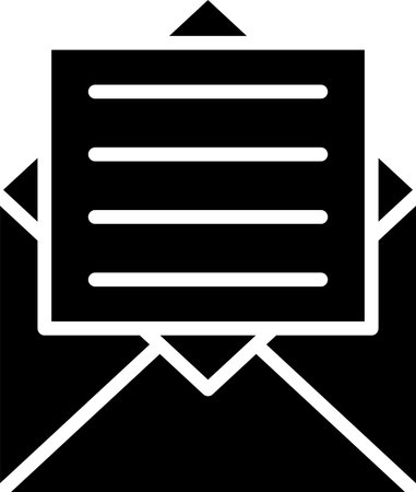 Letter Glyph Icon Designのイラスト素材