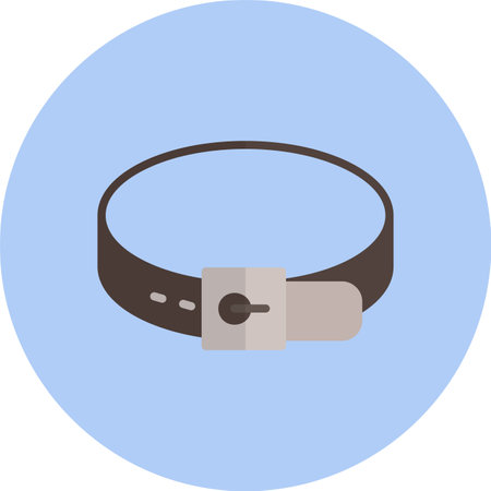Belt Flat Circle Iconのイラスト素材