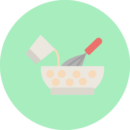 Mixing Flat Circle Iconのイラスト素材