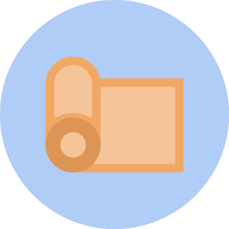 Fabric Flat Circle Iconのイラスト素材