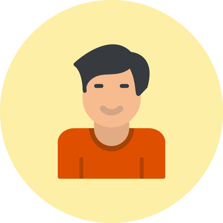 Mannequin Flat Circle Iconのイラスト素材