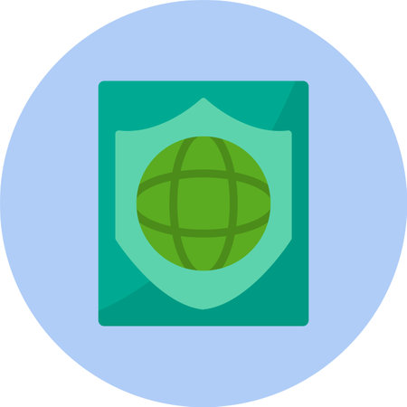 Citizen Flat Circle Iconのイラスト素材