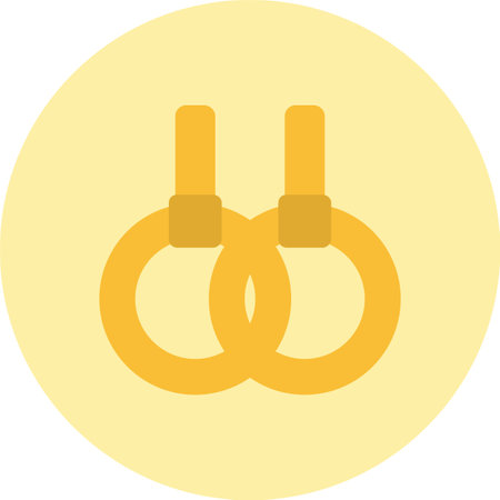 Rope Flat Circle Iconのイラスト素材