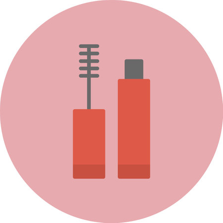 Mascara Flat Circle Iconのイラスト素材