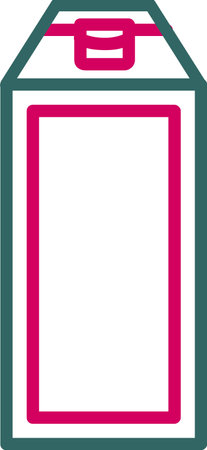 Milk Box Vector Icon Designのイラスト素材