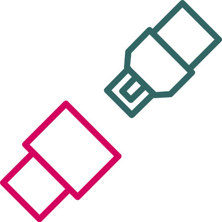 Seat Belt Vector Icon Designのイラスト素材