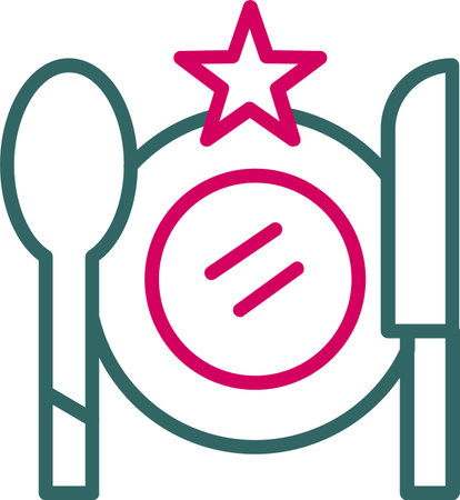 Plate Vector Icon Designのイラスト素材