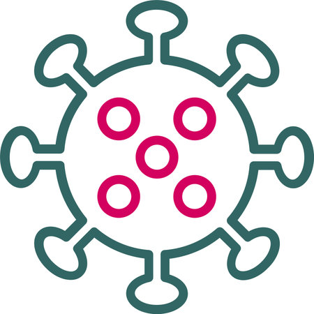 Coronavirus Vector Icon Designのイラスト素材
