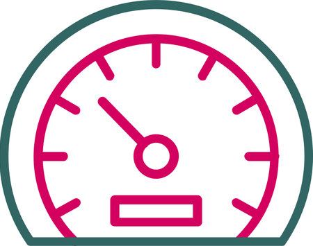 Speedometer Vector Icon Designのイラスト素材