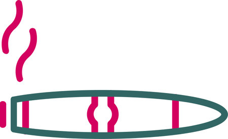 Cigar Vector Icon Designのイラスト素材