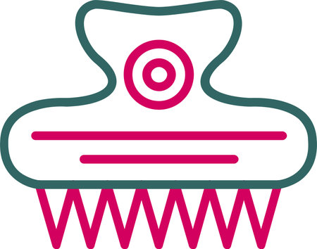 Hair Clip Vector Icon Designのイラスト素材