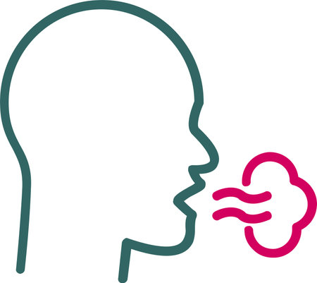 Inhale Vector Icon Designのイラスト素材