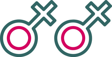 Homosexual Vector Icon Designのイラスト素材