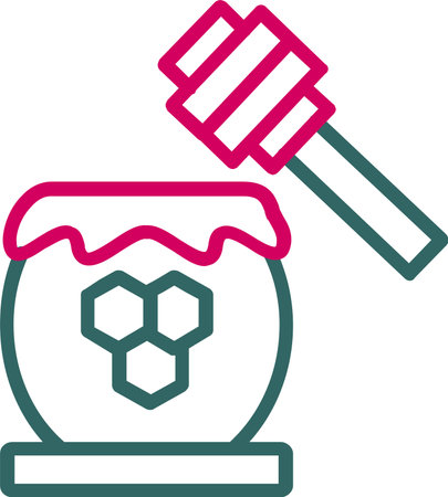 Honey Vector Icon Designのイラスト素材