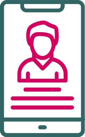 Profile Vector Icon Designのイラスト素材