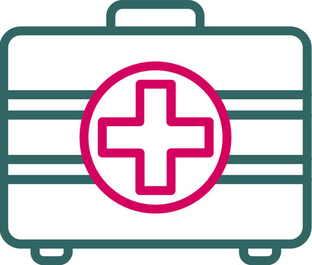 Emergency Kit Vector Icon Designのイラスト素材