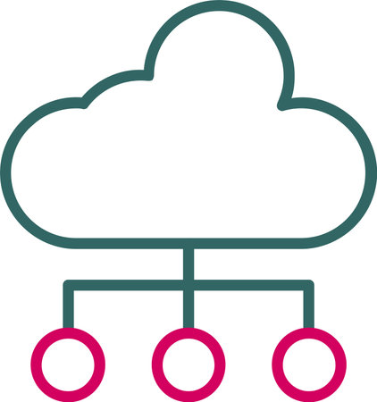 Cloud Computing Vector Icon Designのイラスト素材