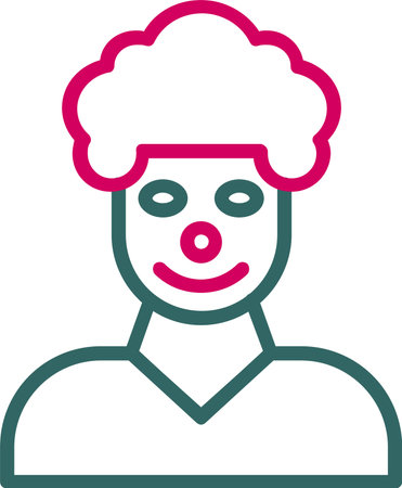 Clown Vector Icon Designのイラスト素材