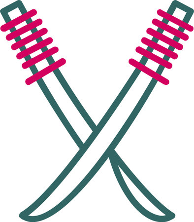 Katana Vector Icon Designのイラスト素材