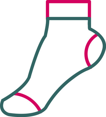 Socks Vector Icon Designのイラスト素材