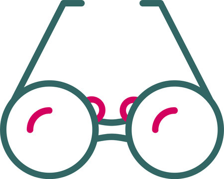 Glasses Vector Icon Designのイラスト素材