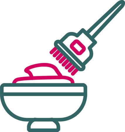 Hair Color Vector Icon Designのイラスト素材